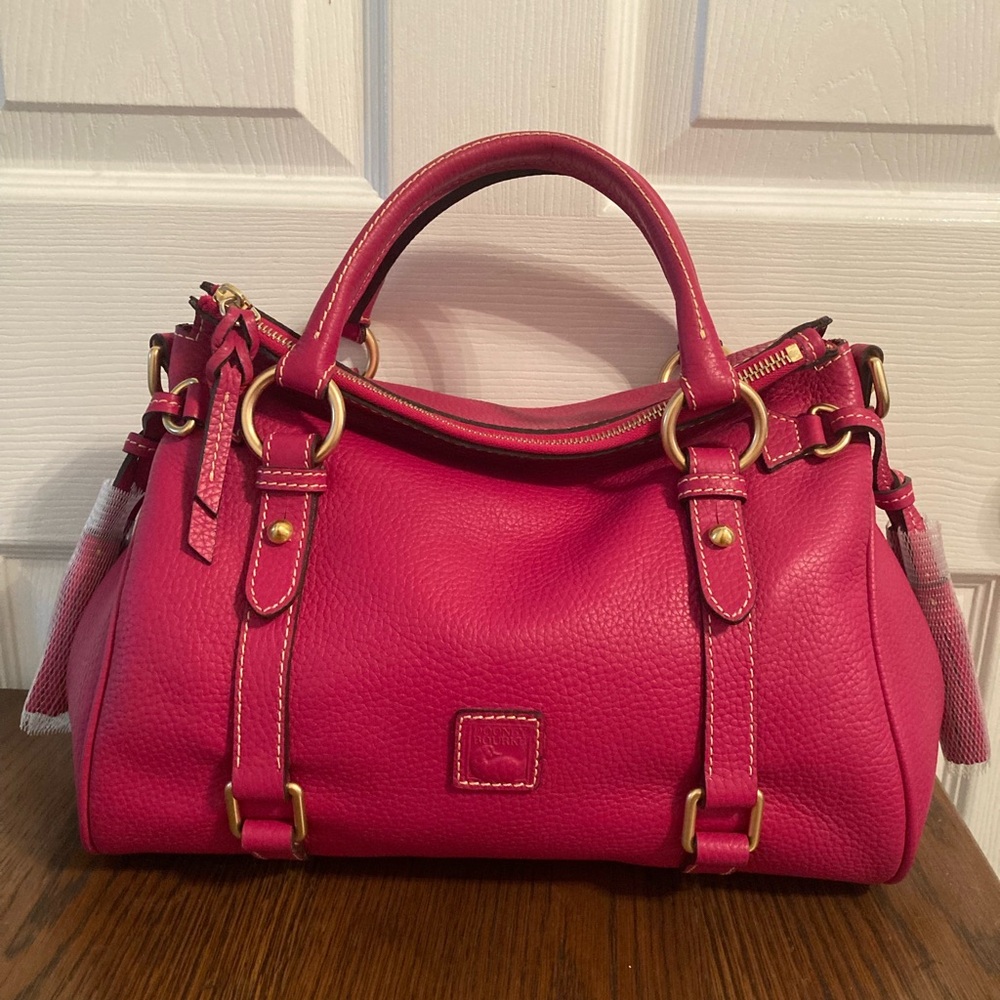 Dooney & Bourke Pink Leather Satchel
